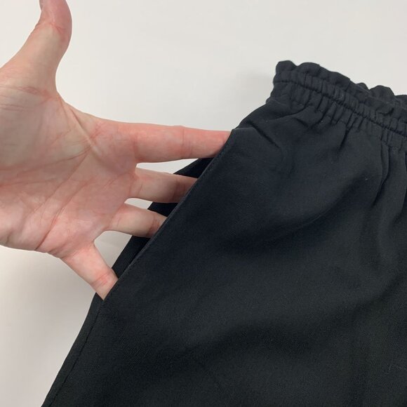 Old Navy Retro Black Lightweight Pull On Wide Leg Pants L - Picture 3 of 6